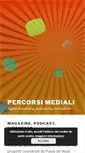 Mobile Screenshot of percorsimediali.it